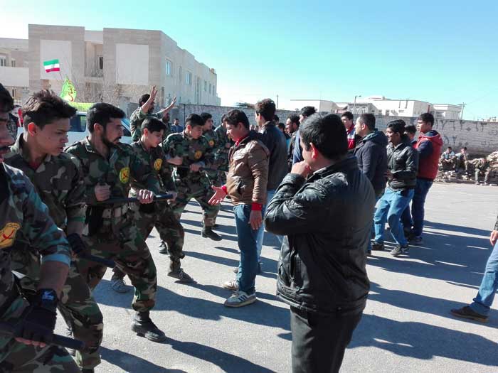 مانور بسیج ضد اغتشاش ، وحشت ازپیشروی جنبش مطالباتی کارگران