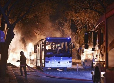 انفجار مهیب آنکارا دست کم ۳۴ نفر کشته و ۱۲۵ نفر مجروح برجای گذاشت