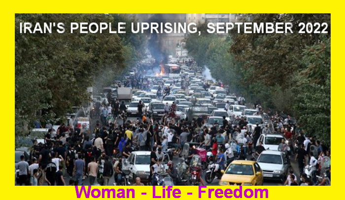 IRAN’S PEOPLE UPRISING, SEPTEMBER 2022 + Video clips