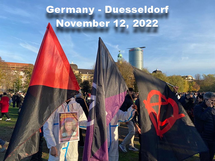 Demonstration in Duesseldorf against the Turkish state’s use of chemical weapons in Kurdistan, northern Syria