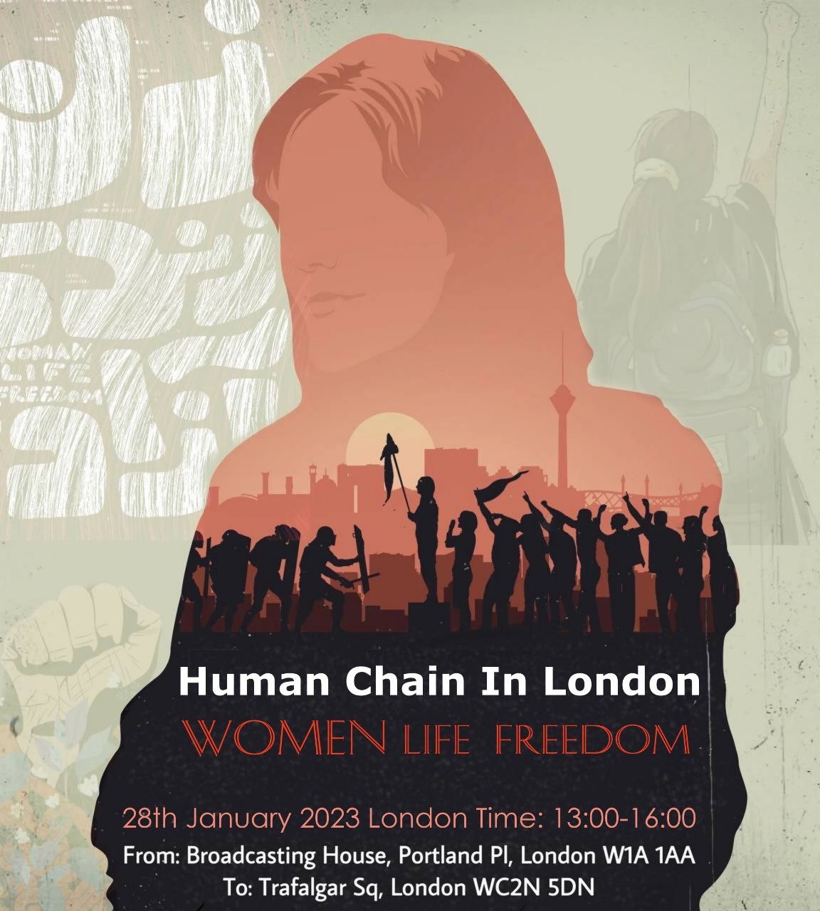 A call for a march in support of the revolution of “women, life, freedom” England – London+pdf