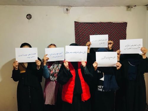 اعتراض حرکت خودجوش زنان مبارز افغانستان + ویدئوکلیپ