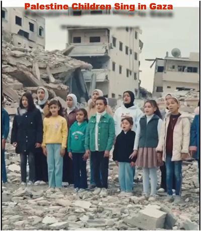 کودکان فلسطینی آرزوهایشان را در نوار غزّه فریاد می زنند! + ویدئوکلیپ با زیر نویس عربی-انگلیسی-فارسی