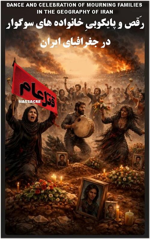 رَقص و پایکوبیِ خانواده های سوگوار در جغرافیای ایران
