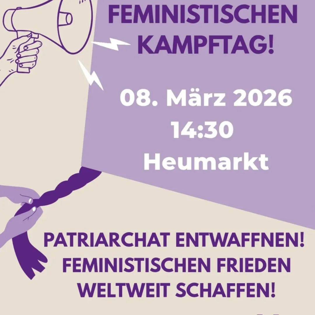 خلع سلاح پدرسالاری، برقراری صلح فمینیستی در سراسر جهان!